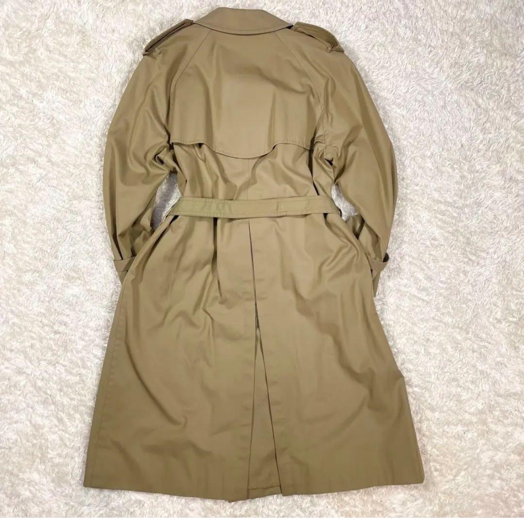 極美品 Burberry トレンチコート ベージュ 玉虫 XL相当 メンズ