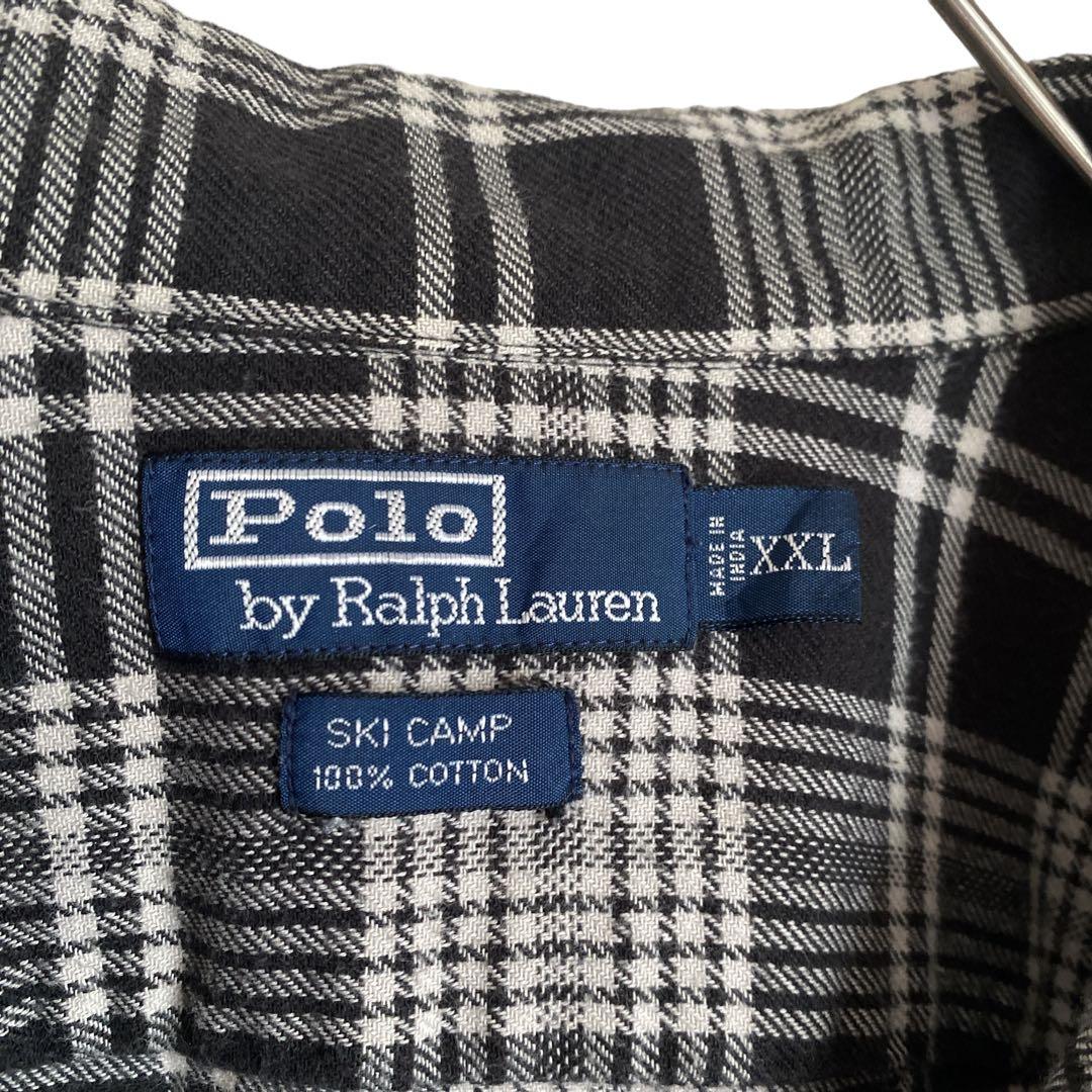 polo by ralph lauren ski camp 開襟シャツ XXL 画像9