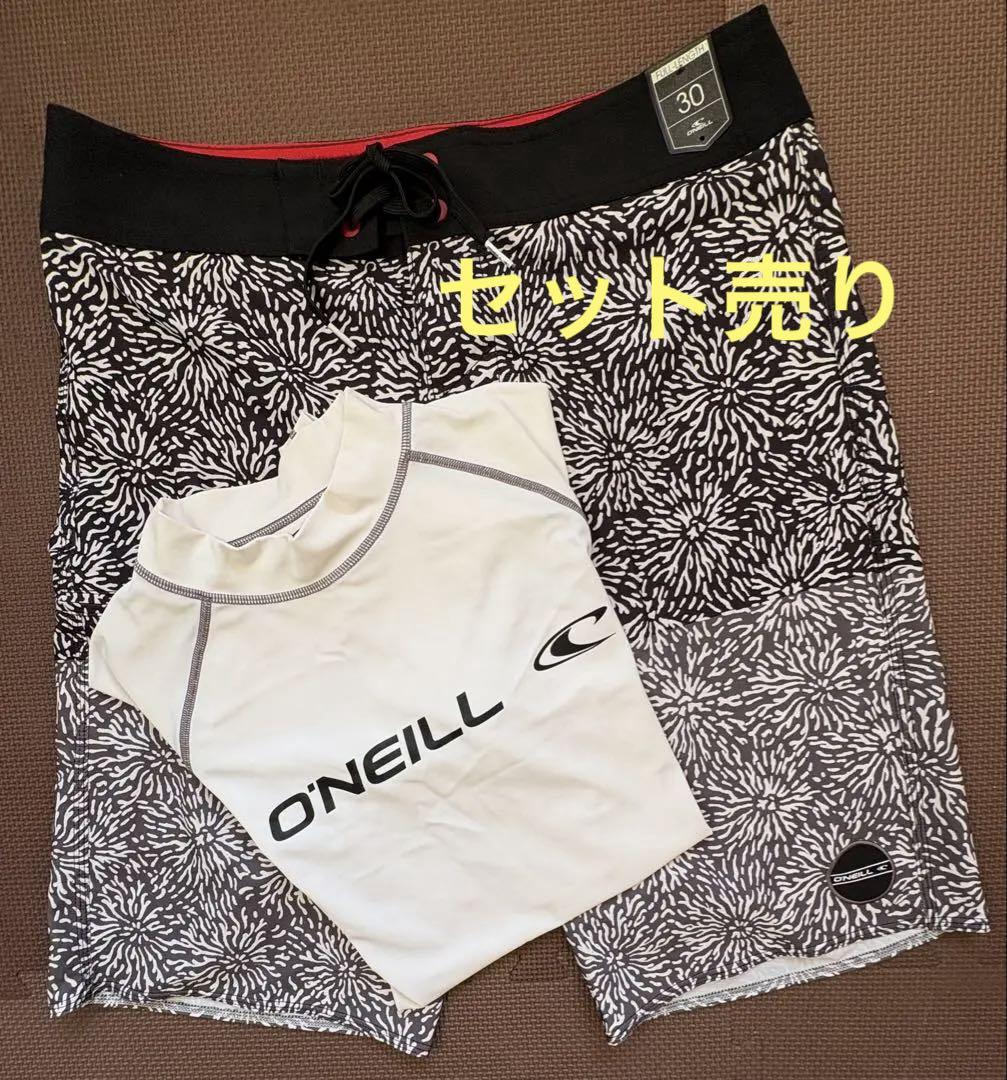 【O'NEILL 】 水着 30サイズ&ラッシュガードLサイズ