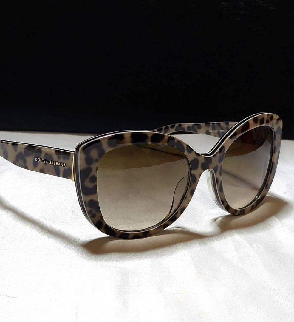◆DOLCE&GABBANA◆ロゴ付き　サングラス　レオパード柄