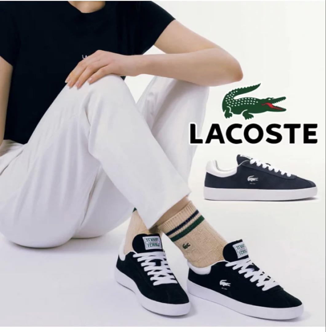 新品☆お買得！LACOSTEベースショット223 1SFAスニーカー靴シューズ 新品☆お買得！LACOSTEベースショット223 1SFAスニーカー靴