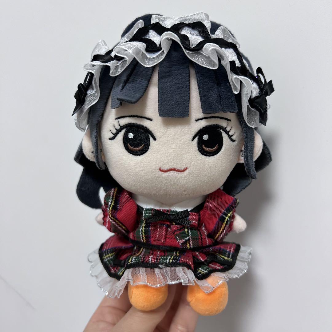 チェック衣装　水色　赤セット