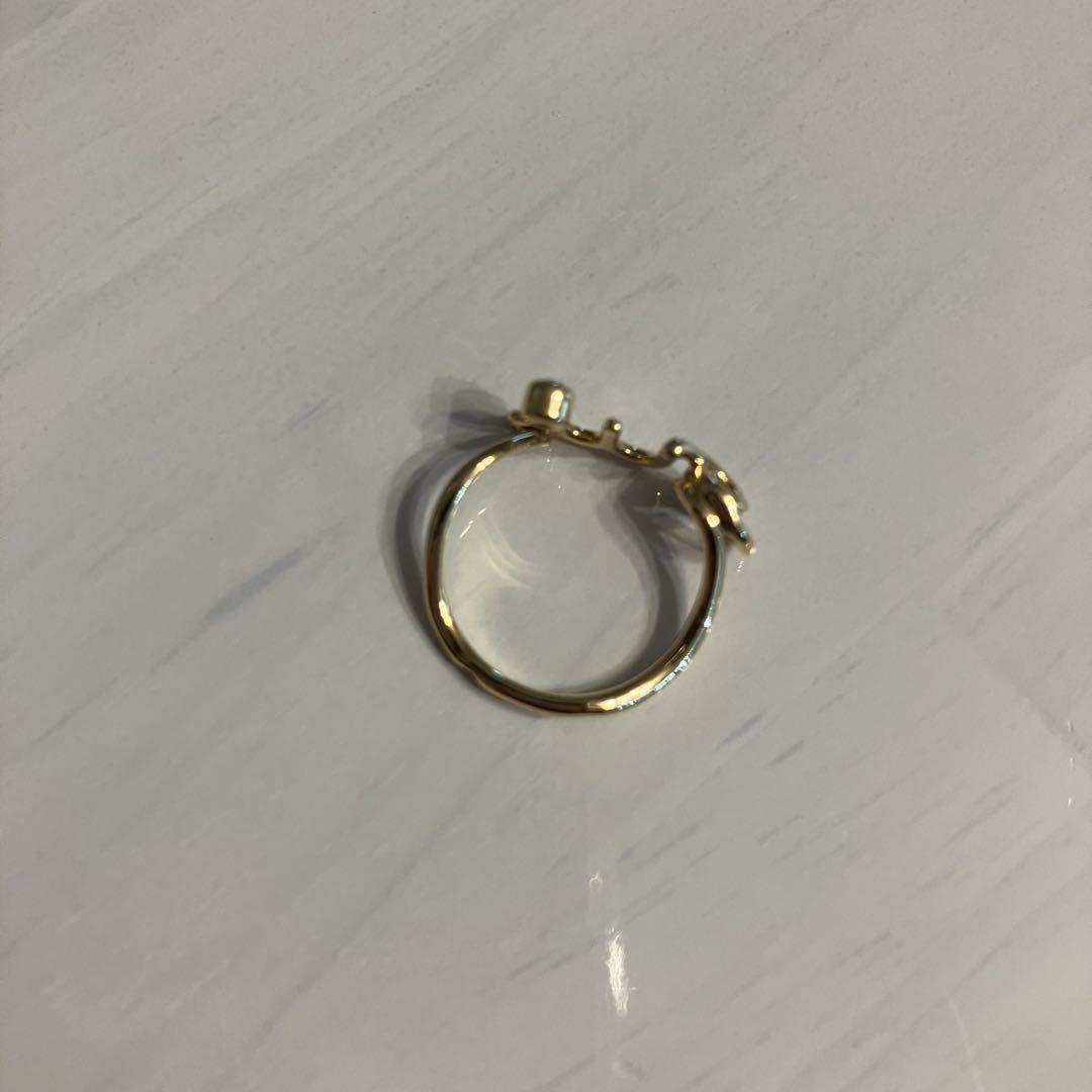 Dior Oui リング ダイヤモンド ディオール 45 イエローゴールド