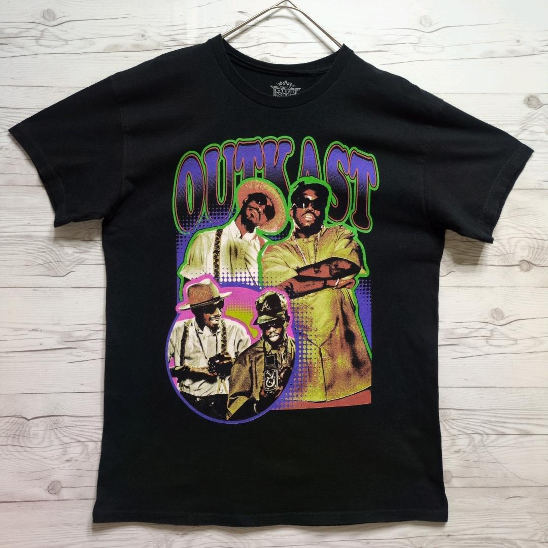 OUTKAST アウトキャスト Tシャツ RAPTEES HIPHOP オフィシャル OUTKAST アウトキャスト HipHop ヒップホップ ラップT L 古着