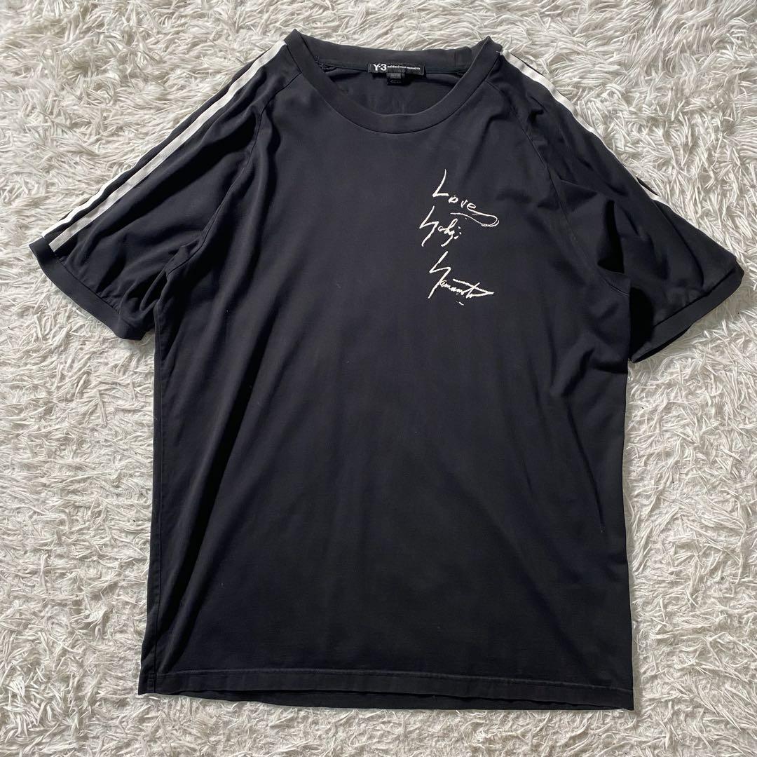 【良品】ワイスリー　Tシャツ　EK4553　プリント　アディダス×ヨウジヤマモトトップス