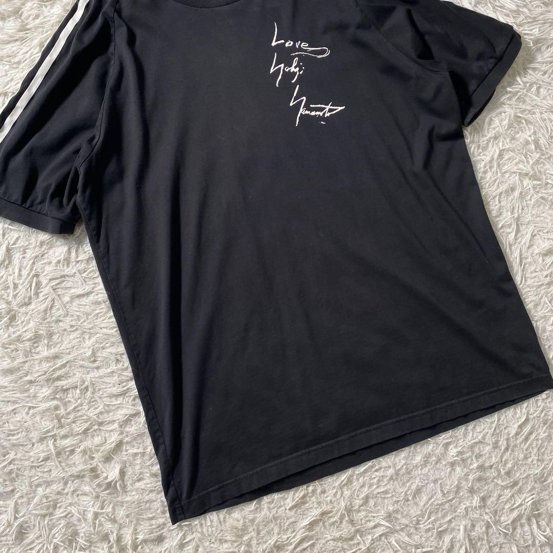 【良品】ワイスリー　Tシャツ　EK4553　プリント　アディダス×ヨウジヤマモト