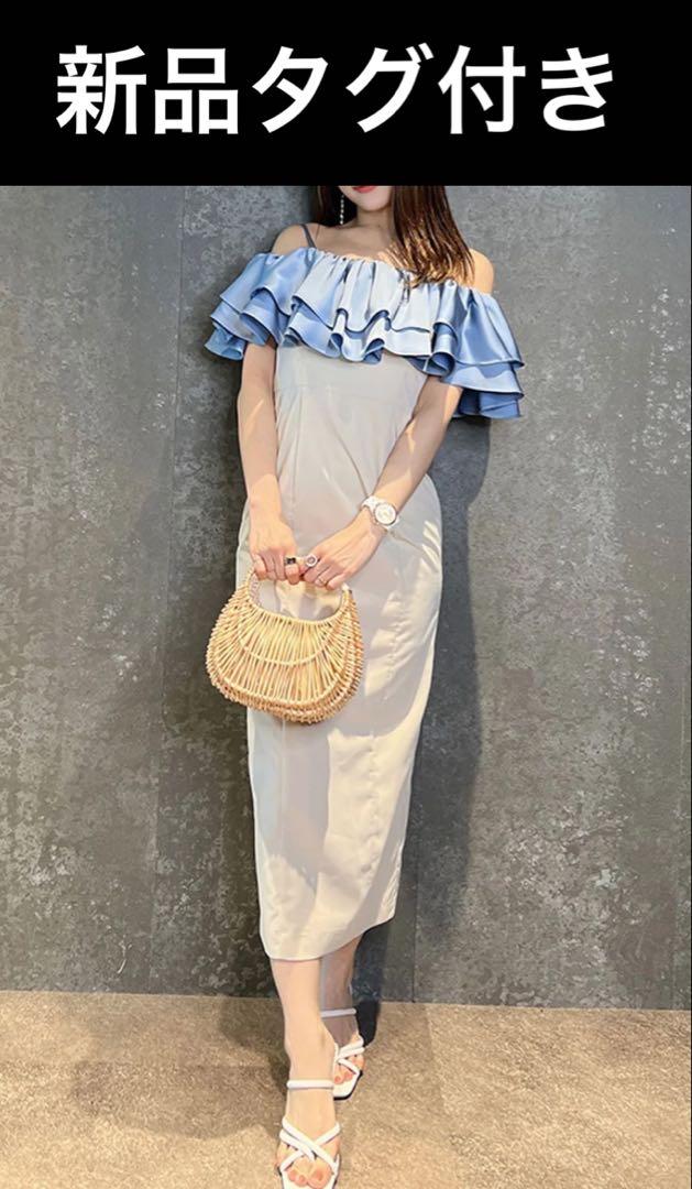 新品☆eimyistoire☆オフショルダーフリルワンピース