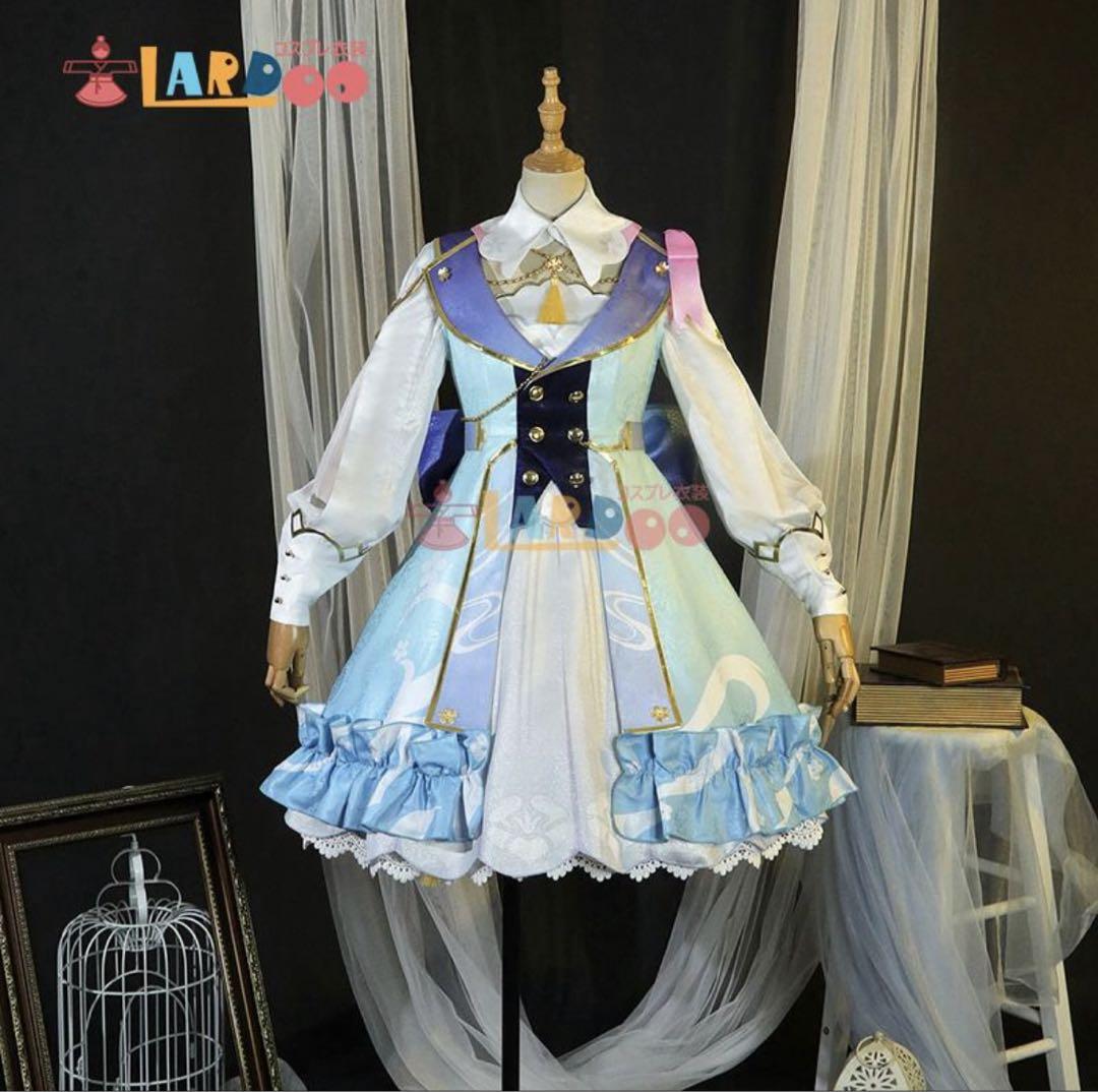 原神 神里綾華 コスプレ衣装 フルセット 花時に訪れる手紙 Lardoo製