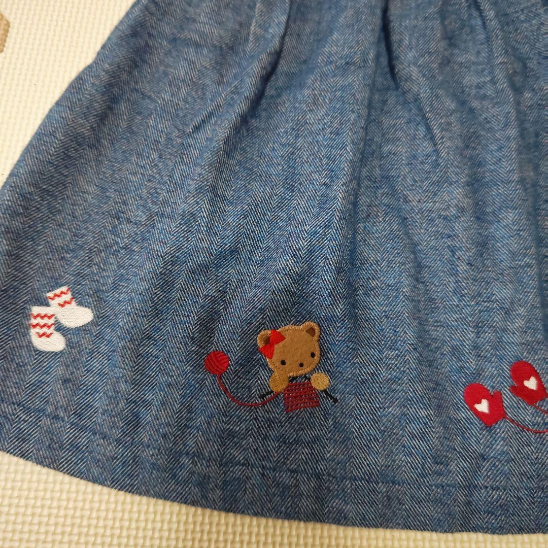 ファミリア　ジャンパースカート　90cm