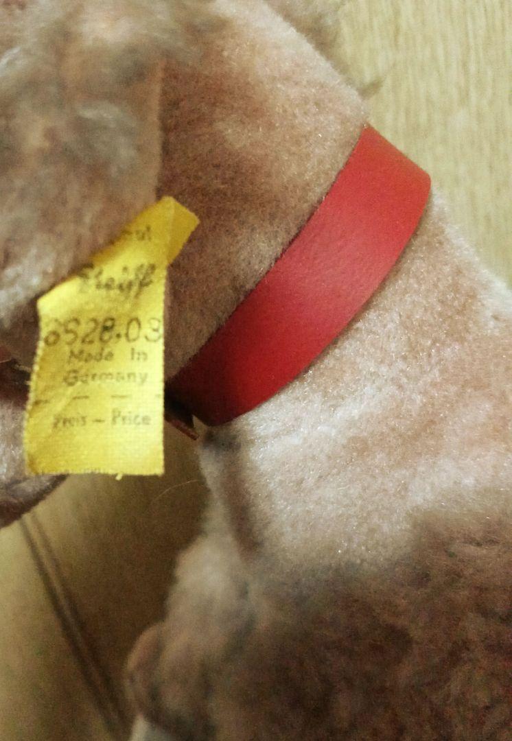 Steiff　シュタイフ　プードル　犬　 レトロ　ヴィンテージ　ぬいぐるみ　レア