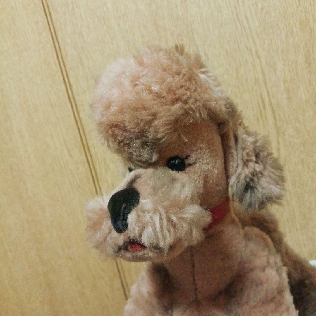 Steiff　シュタイフ　プードル　犬　 レトロ　ヴィンテージ　ぬいぐるみ　レア