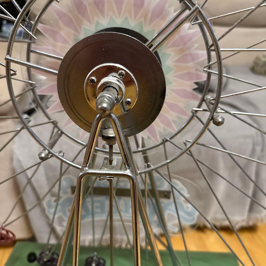 インテリア 動くカラフルな観覧車型置物ISHIGURO