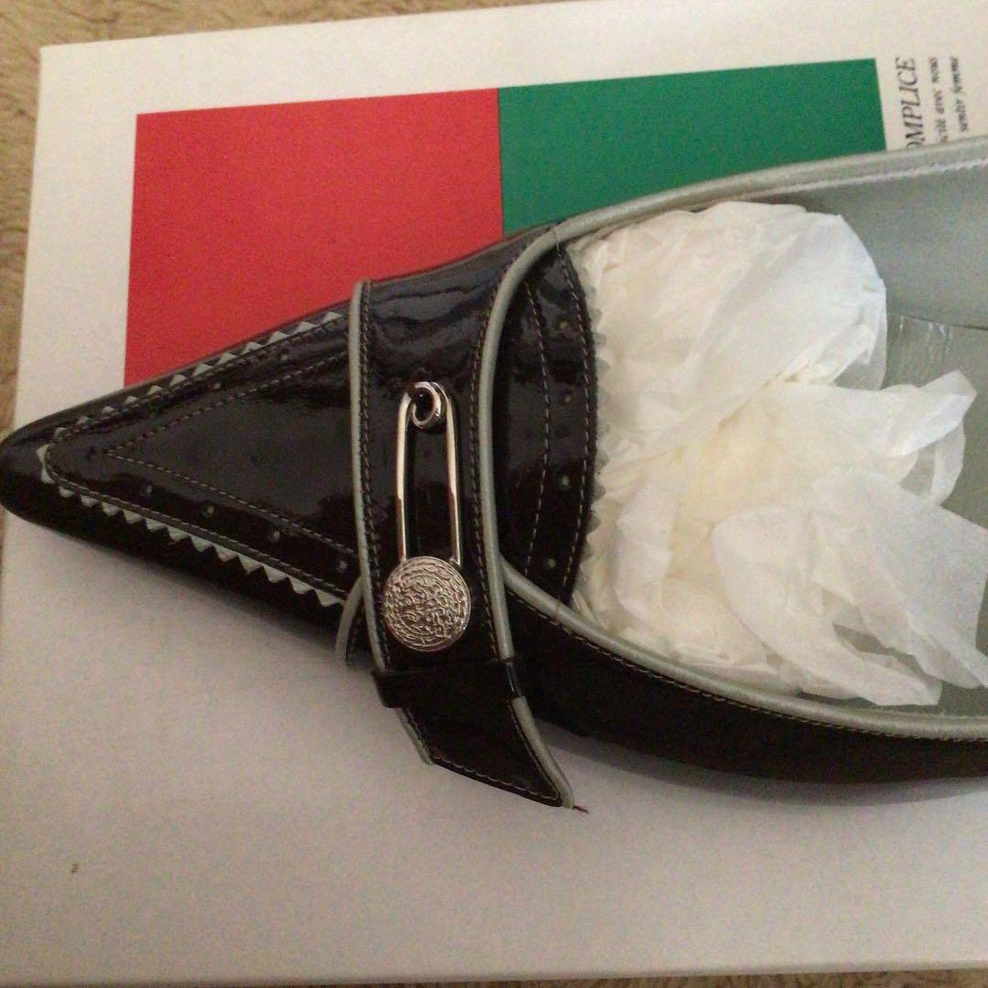 パンプス　チョコレートブラウン　ヒール5㎝