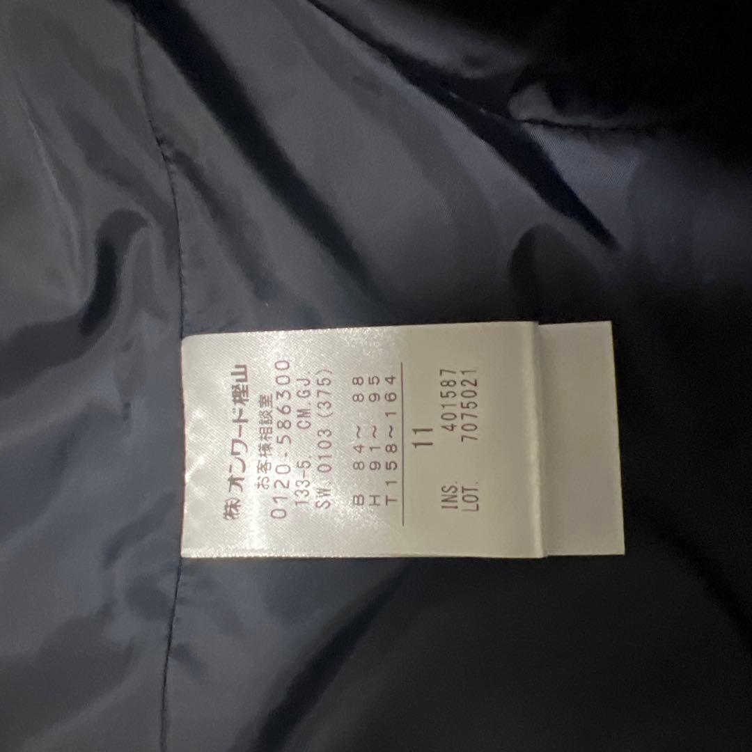 J.PRESS フード付きダウンジャケット ネイビー 11号 J.PRESS フード付きダウンジャケット ネイビー 11号