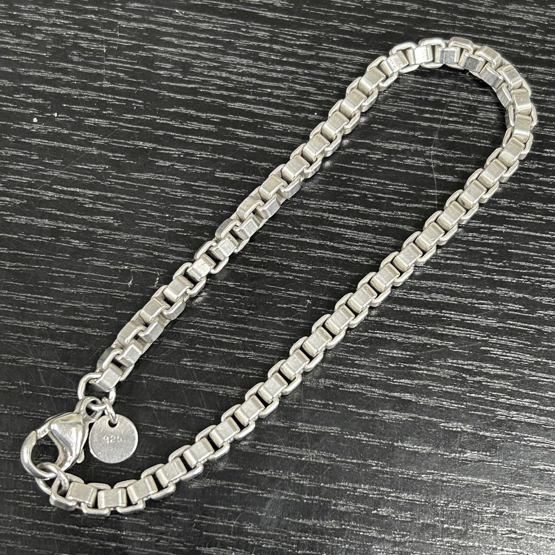 ティファニー　ブレスレット　ベネチアン　シルバー925 バングル　全長19cm