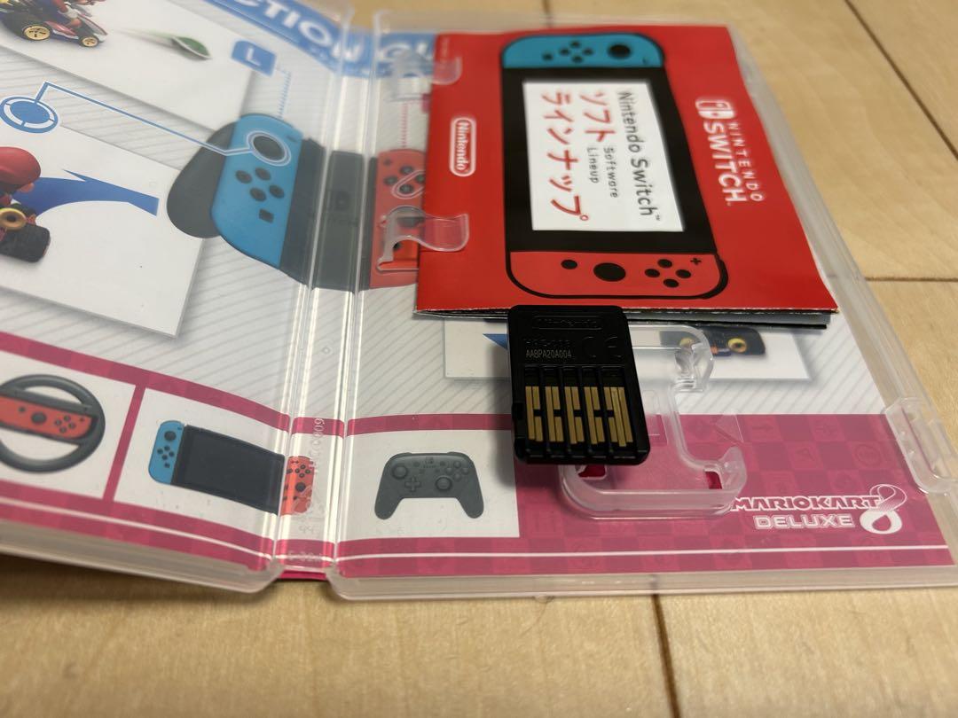 マリオカート8 デラックスとjoy-conハンドル2個セット