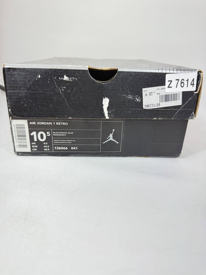 靴 NIKE AirJordan1 RETRO BLACK/ BLUE