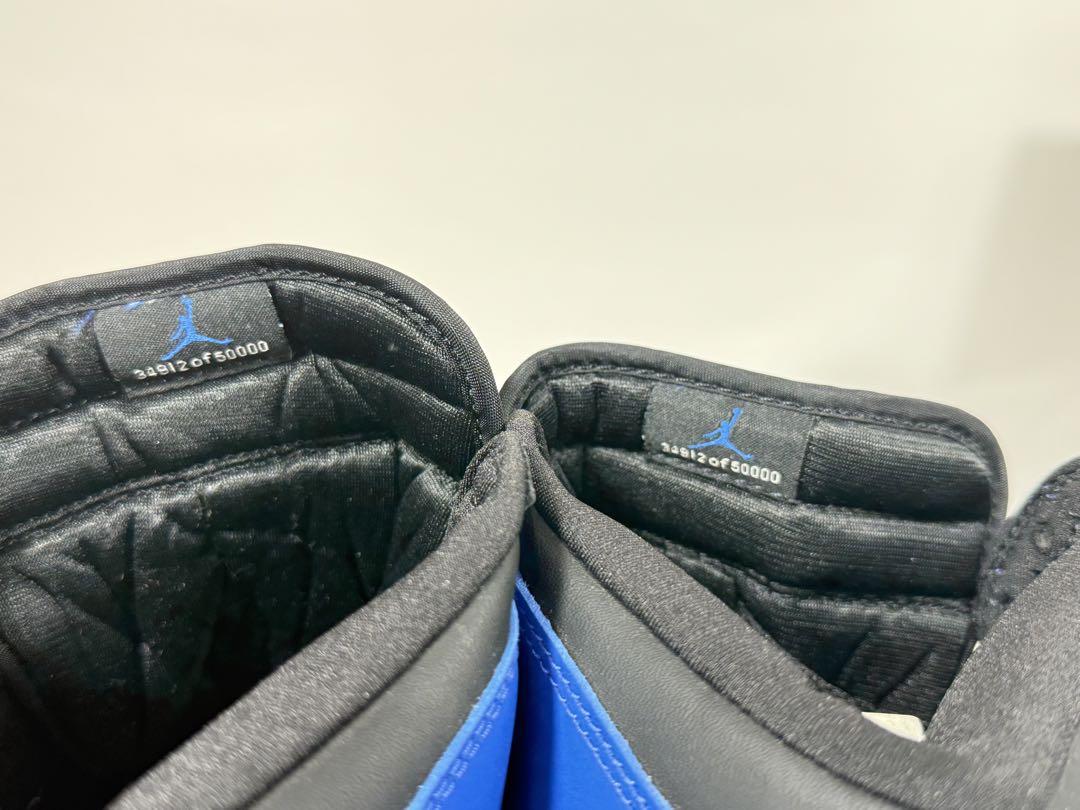靴 NIKE AirJordan1 RETRO BLACK/ BLUE