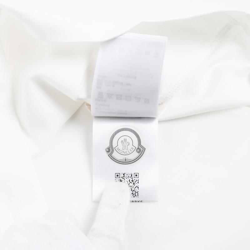 MONCLER モンクレール オフホワイト半袖Tシャツ レディース M