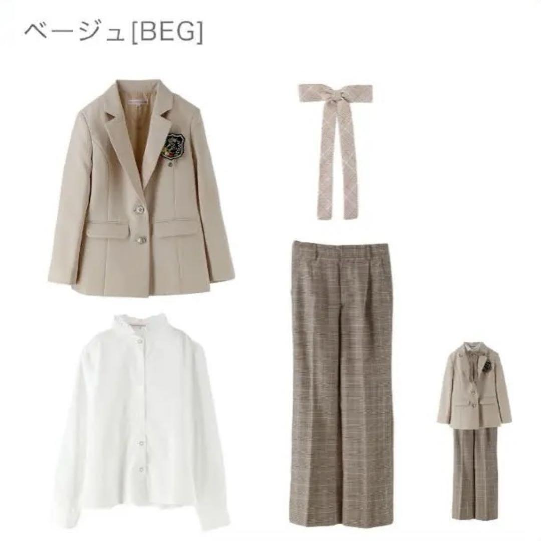 キャサリンコテージ　ベージュ スーツ 165 卒服