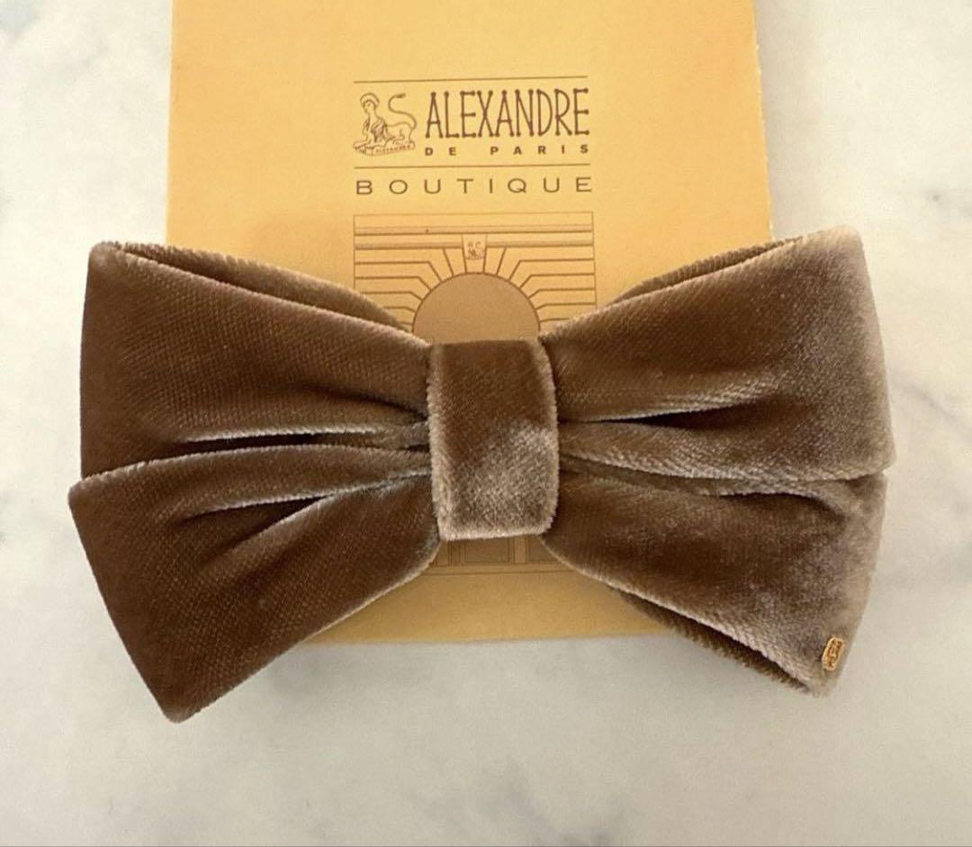 アレクサンドルドゥパリ　ALEXANDREDEPARIS　 ベルベット　バレッタ