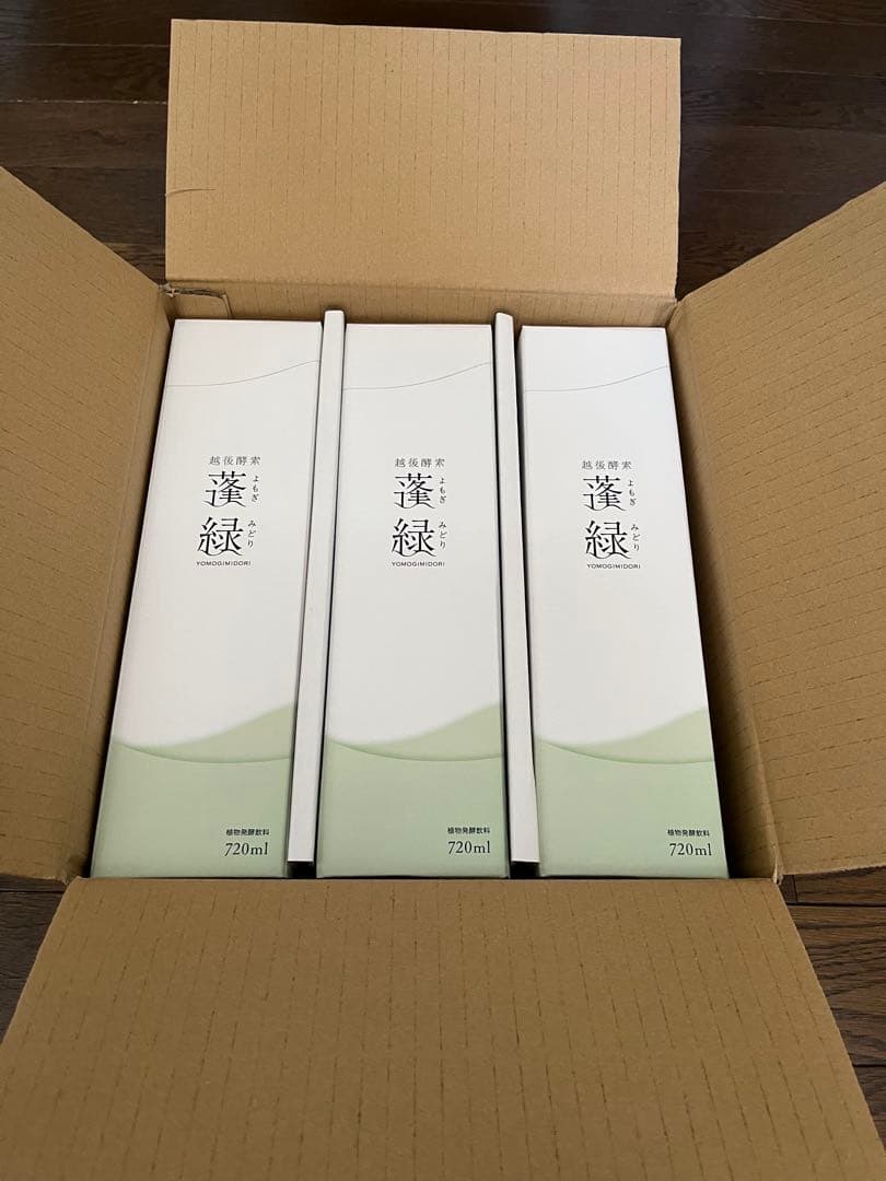 越後酵素 蓬緑 720ml 3本セット