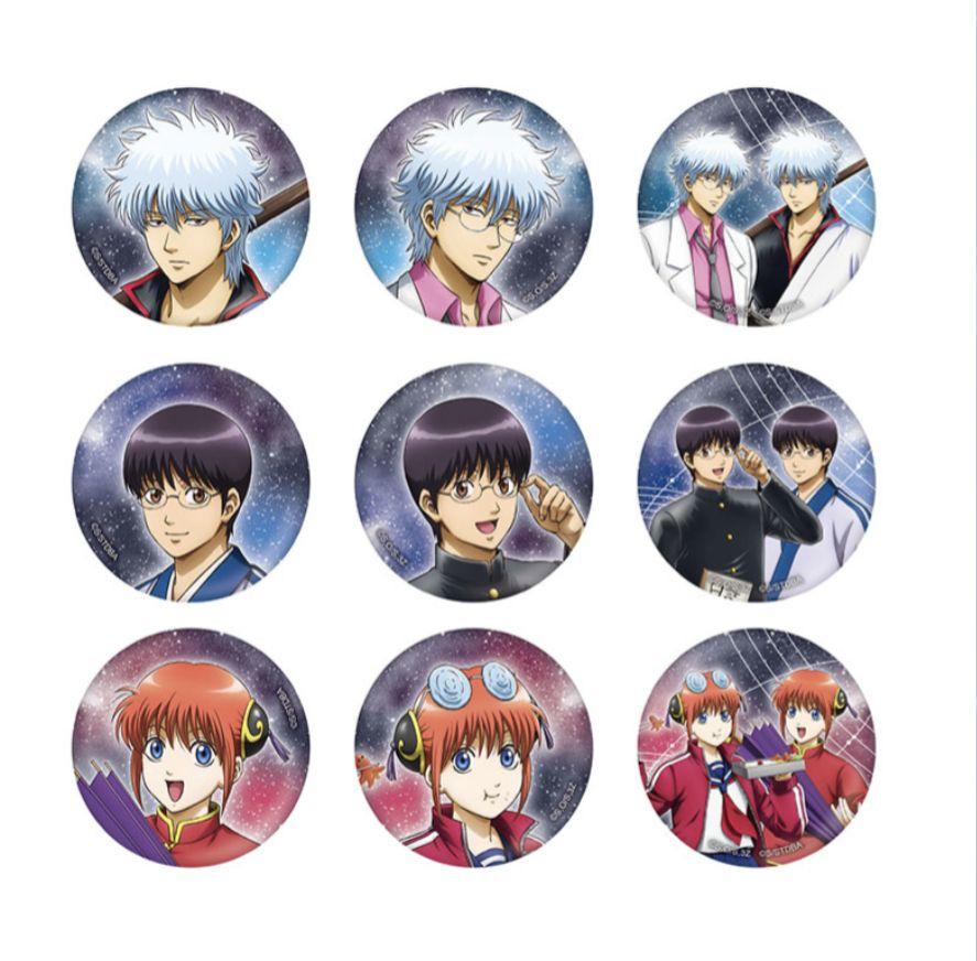 銀魂　非売品　特典　缶バッジ　未開封 非売品 レア】銀魂 アニプレックス 特典 ホログラム缶バッジ