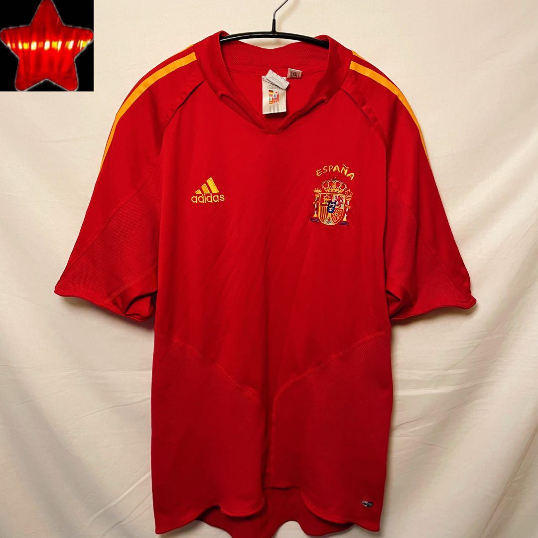 【00s adidas】スペイン代表 ゲームシャツ ユニフォーム アディダス古着