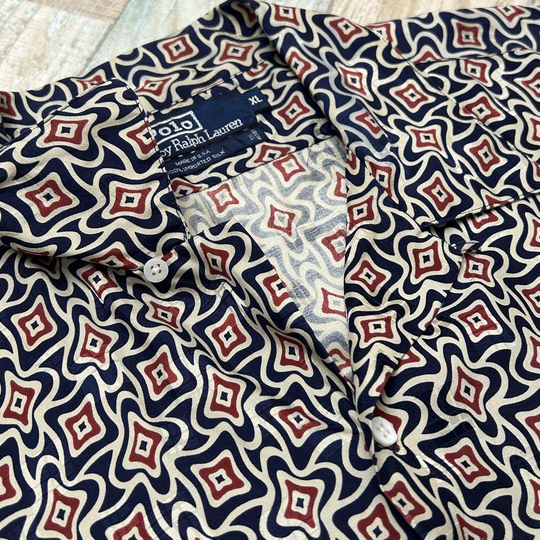 スペシャル ラルフローレン 総柄 柄シャツ 半袖シャツ オープン スペシャル ラルフローレン 総柄 柄シャツ 半袖シャツ オープン