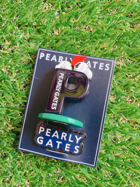 超歓迎 パーリーゲイツ×スヌーピー PGロゴ立体マーカー PEARLY GATES ④ -