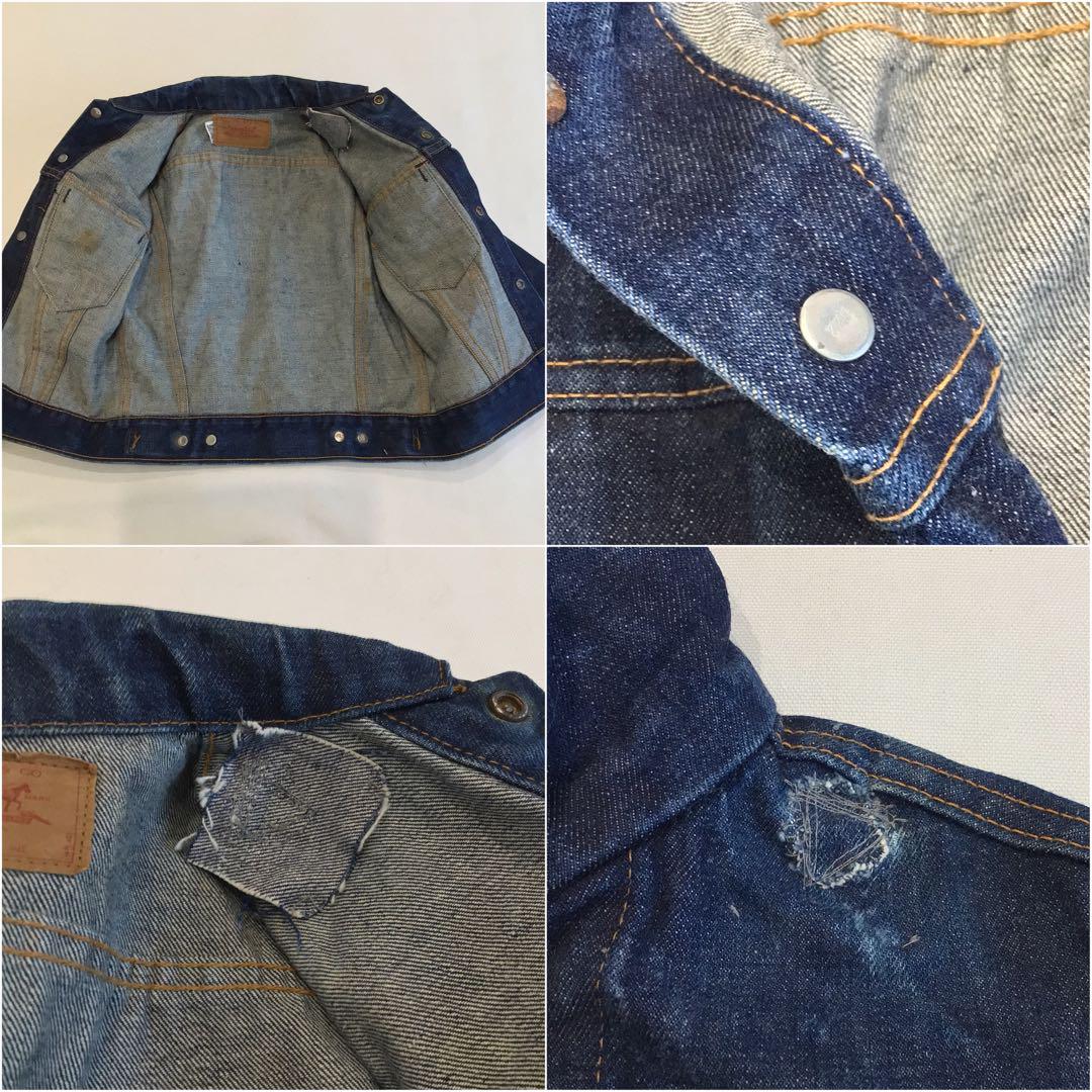 60s70s LEVIS 70805 ボーイズ デニムジャケット Gジャン