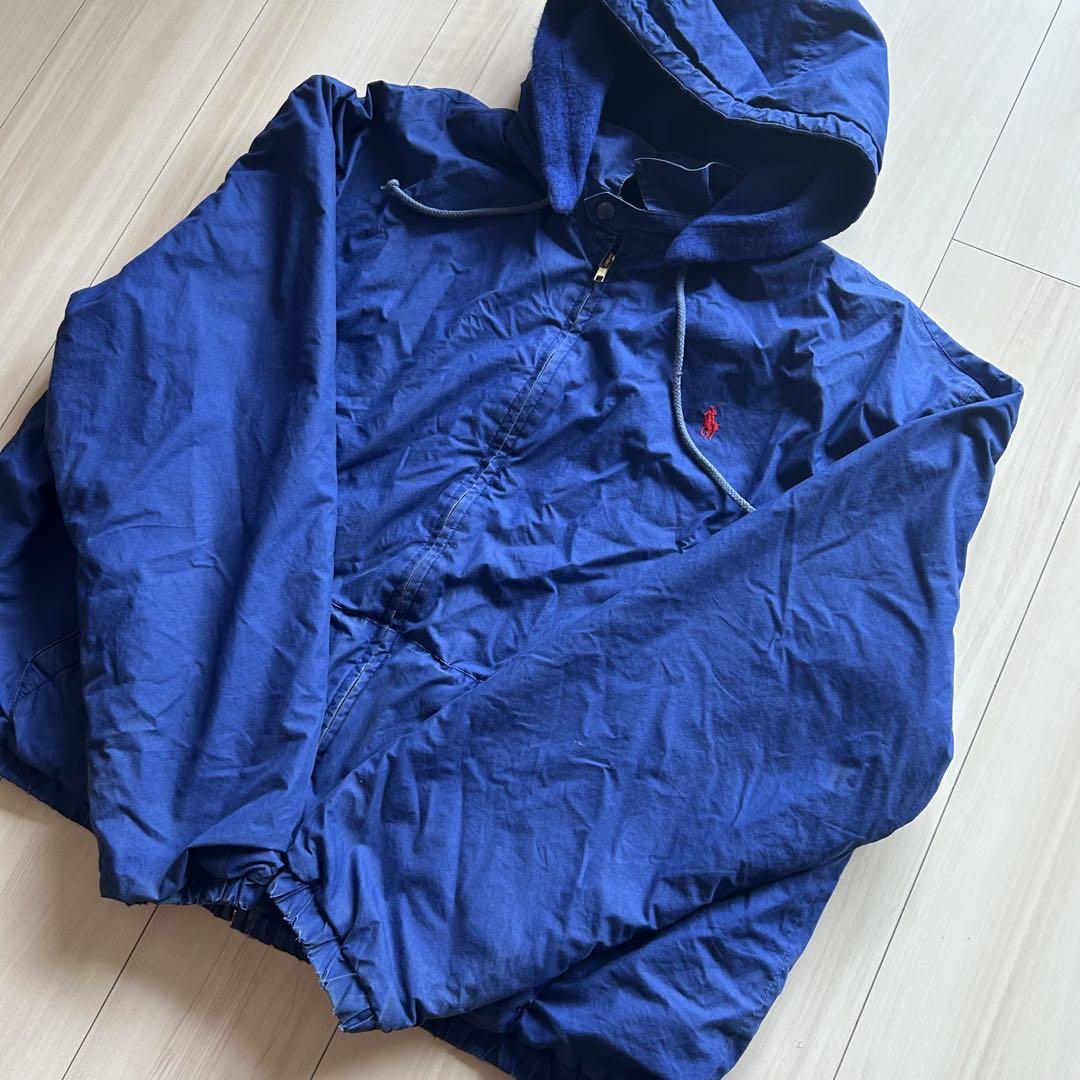 注目の福袋をピックアップ！ 90s 雰囲気 XXL フード付スイングトップ ポロバイラルフローレン ジャケット・アウター