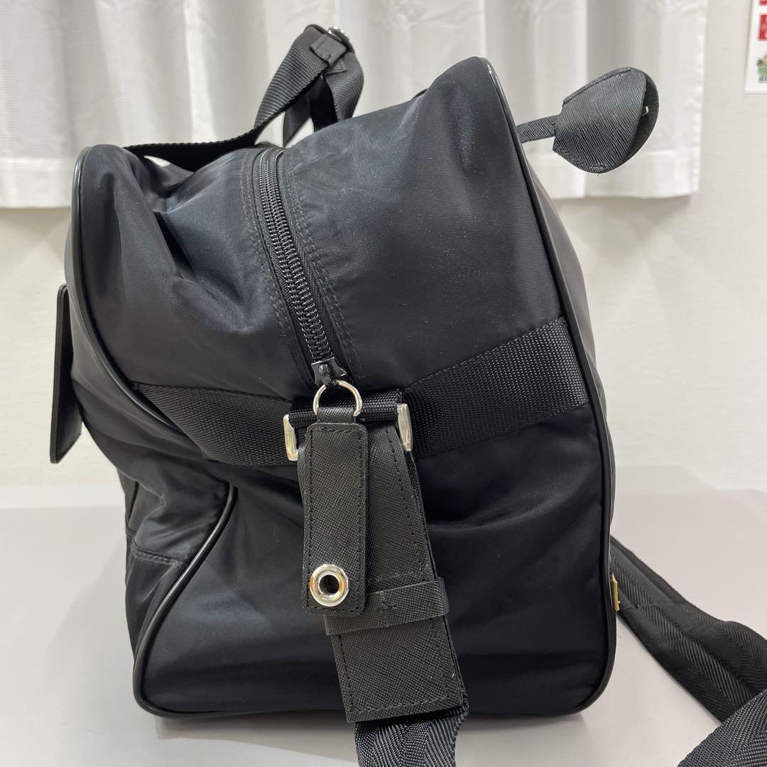 ◼️【美品】YU.KENJU ブラック ボストンバッグ　旅行用バッグ　シンプル