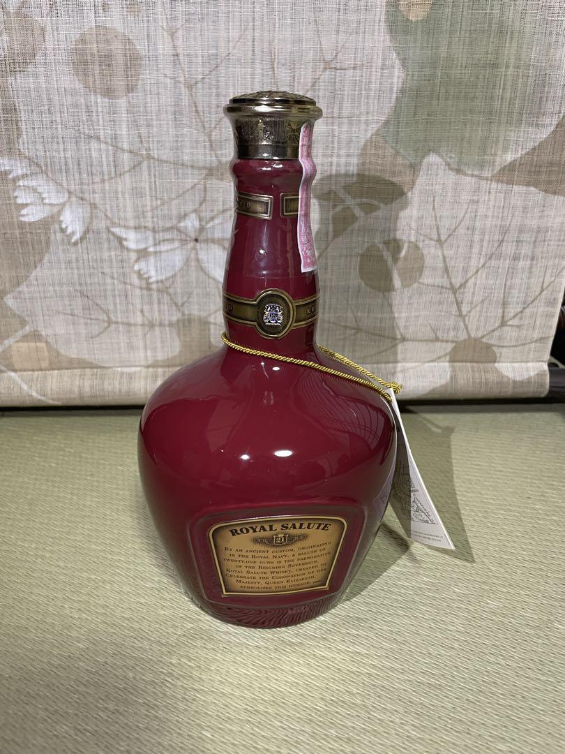 古酒　ウイスキー 21年　ロイヤルサルート　赤陶器　700ml
