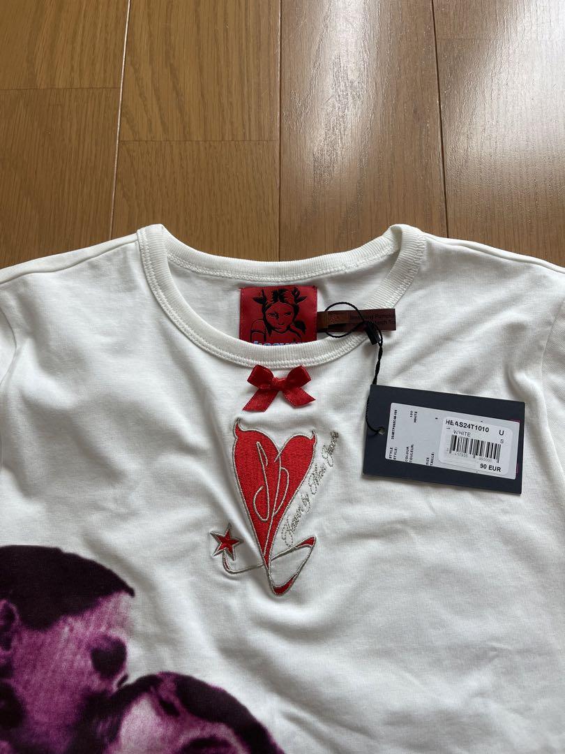 トップス heaven Baby Tee White