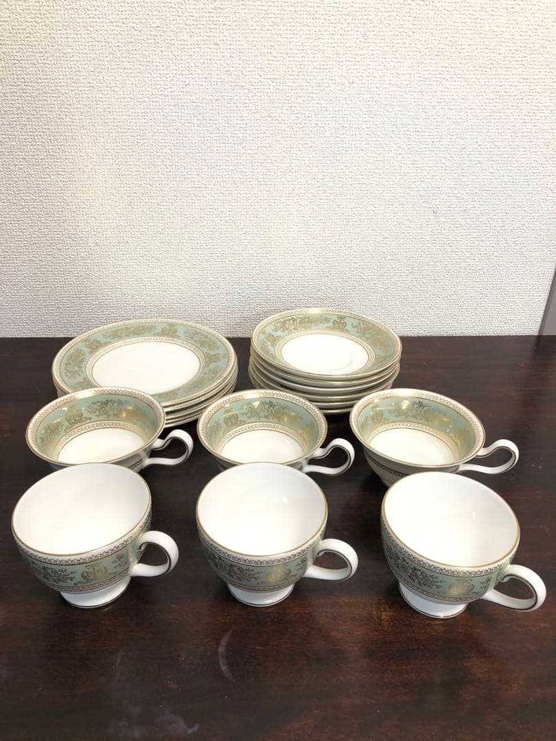 Wedgwood ウェッジウッド コロンビア セージグリーン セットWEDGWOOD