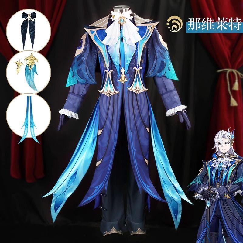 原神　コスプレ　衣装　 ヌヴィレット　※ウィッグ　追加可
