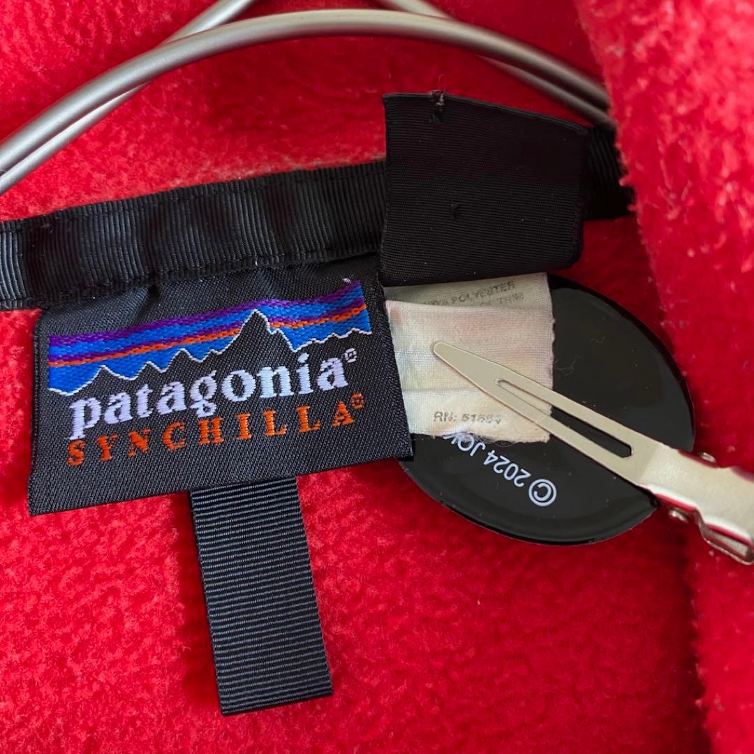 00s 90s パタゴニア シンチラ スナップT フリース プルオーバー 赤 S 00s 90s パタゴニア シンチラ スナップT フリース プルオーバー 赤 S