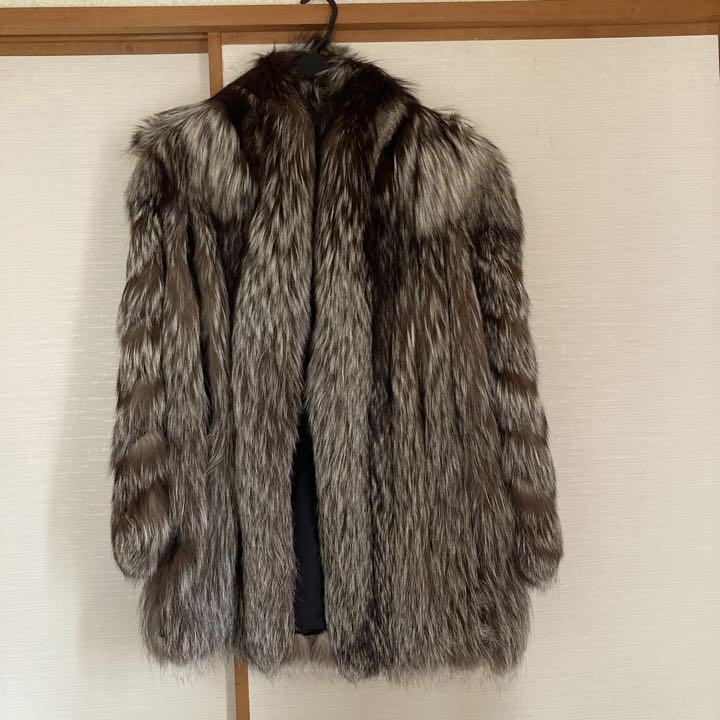 シルバーフォックス 毛皮コート 値引き