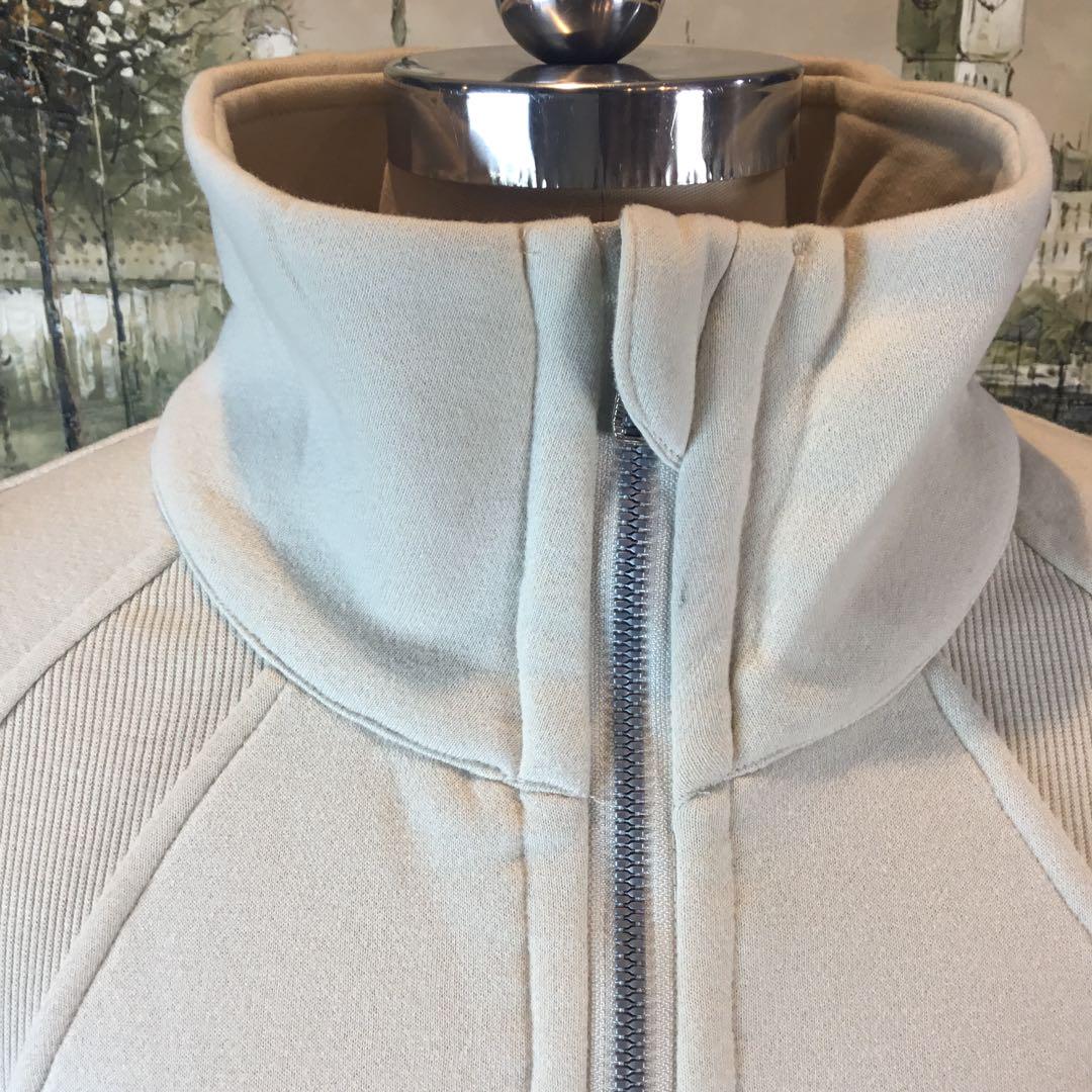 LULULEMON サイズ 4 ホワイト ハーフジップ スウェット トップス