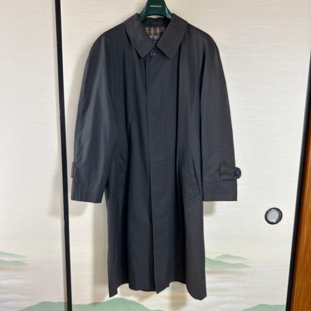 メンズ ロングコート ステンカラーコート 綿100% アウター 年代物 レトロ