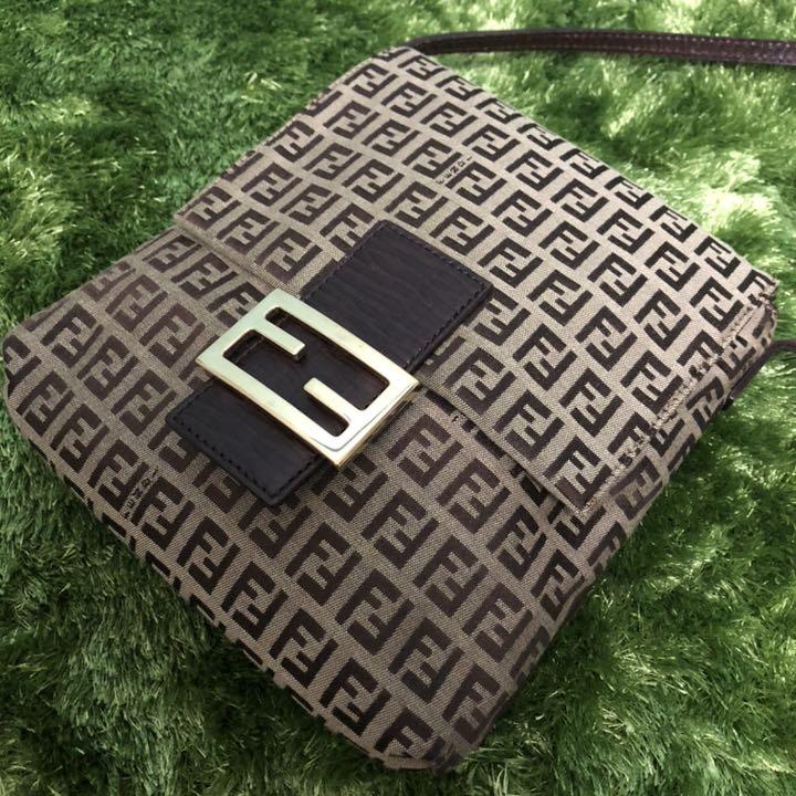 ストア✶ Fendi フラップ ショルダーバッグ 斜め掛け PshLC-m74100948965 ズッカ ズッキーノ できる
