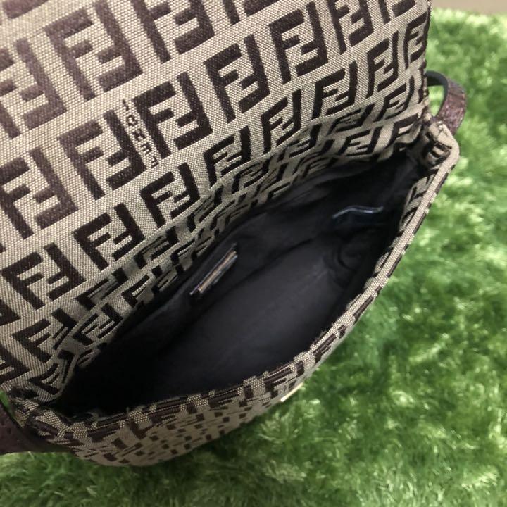ストア✶ Fendi フラップ ショルダーバッグ 斜め掛け PshLC-m74100948965 ズッカ ズッキーノ できる