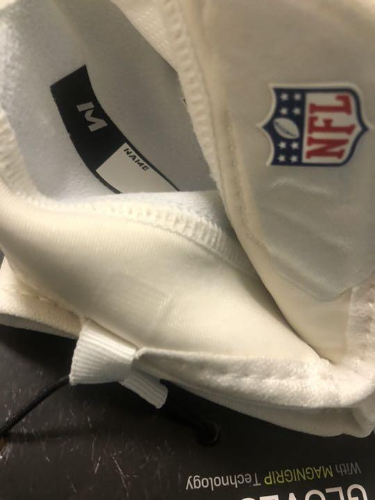 うという☻ NIKE SUPERBAD 5.0 GLOVE NFL WHITE MEDIUM T5gi4-m74102293405 ります