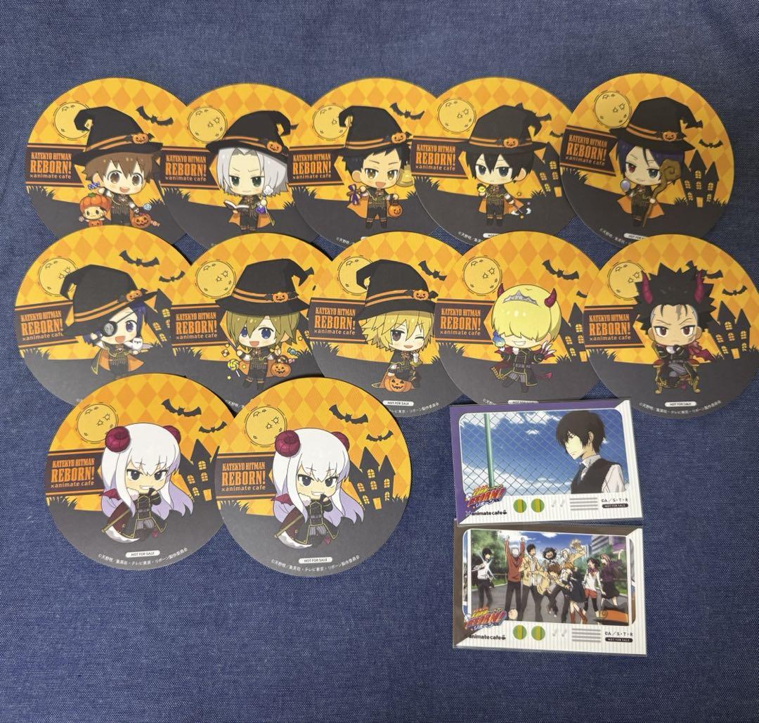 REBORN ツナ 獄寺 山本 雲雀 骸 アニメイト 夏コミ 特典 コースター REBORN ツナ 獄寺 山本 雲雀 骸 アニメイト 夏コミ 特典