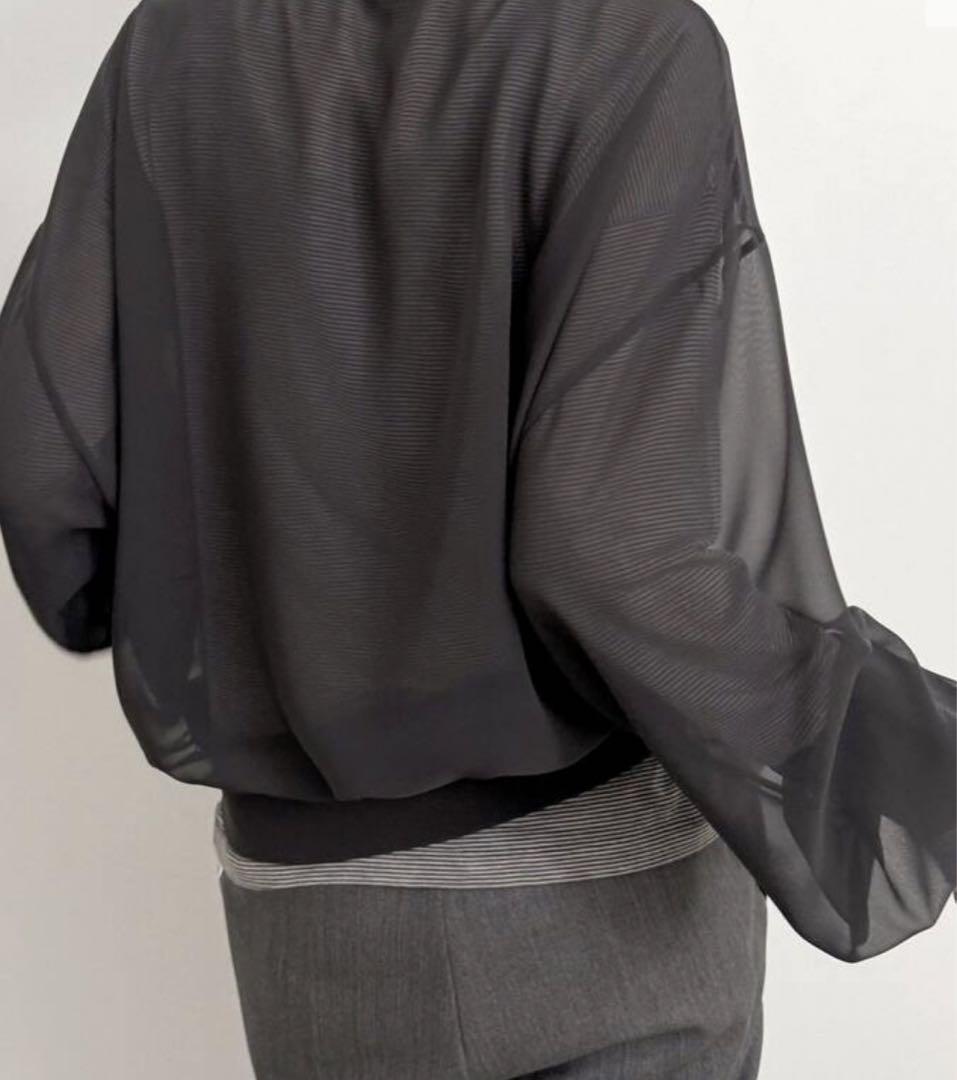 Vertical pleating sheer blouse | Vanessa Bruno | | Simons