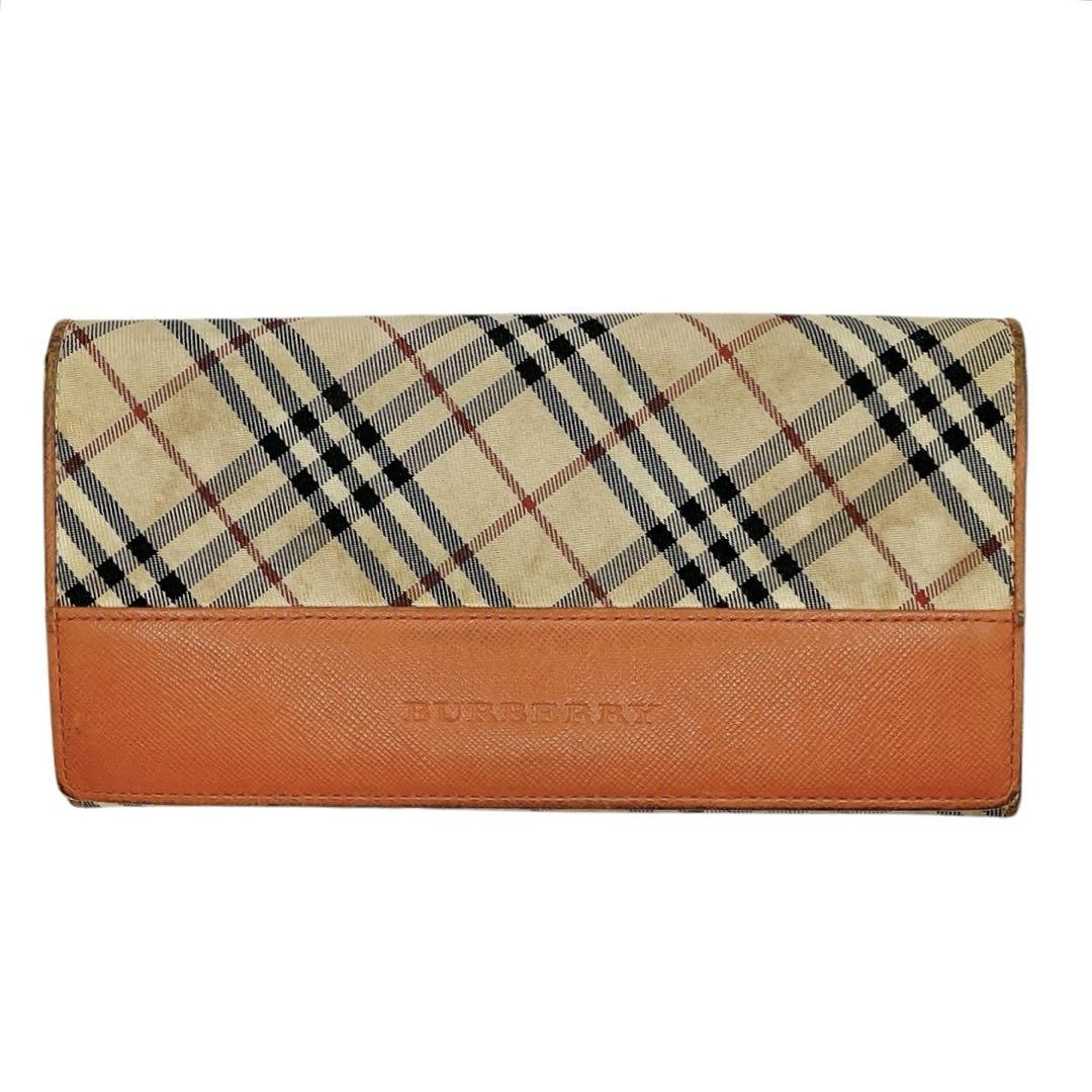BURBERRY✨バーバリー　長財布　がま口　ノバチェック　カード10枚　大容量