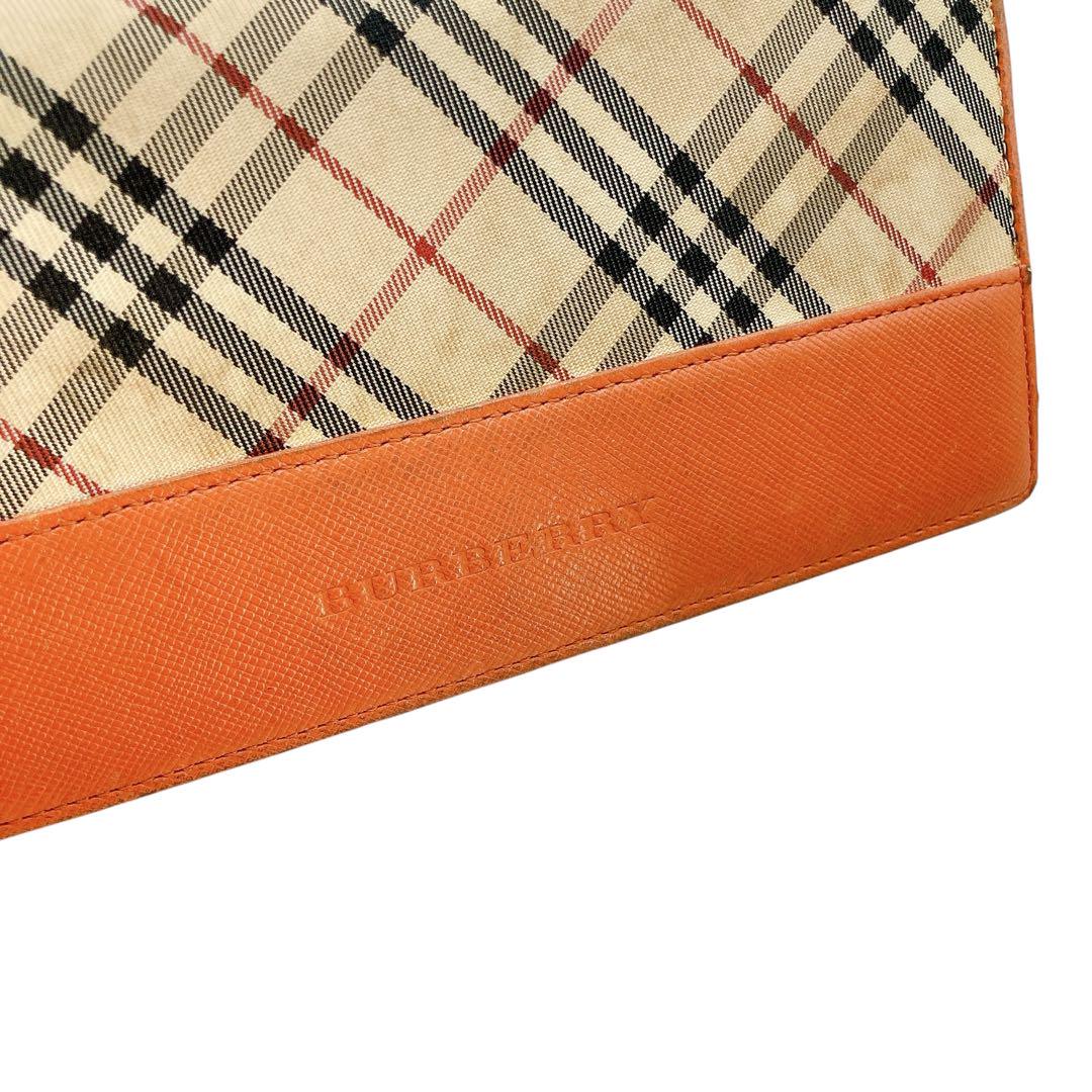 BURBERRY✨バーバリー　長財布　がま口　ノバチェック　カード10枚　大容量