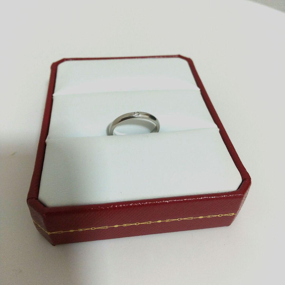 Cartier ウェディングバンド 結婚指輪 シンプル リング ダイヤモンド