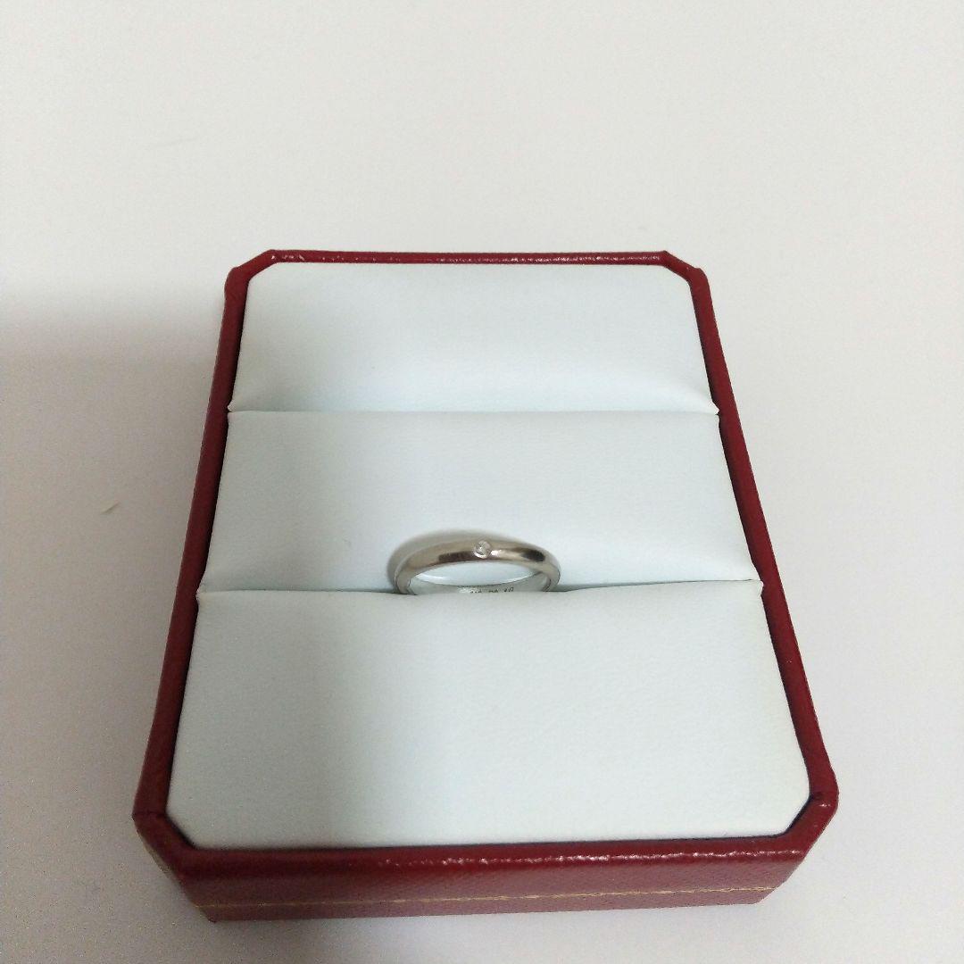 Cartier ウェディングバンド 結婚指輪 シンプル リング ダイヤモンド